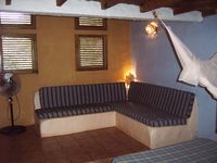 Bungalow living room of the Guest House LA RANCHETA - Samana - Dominican Republic